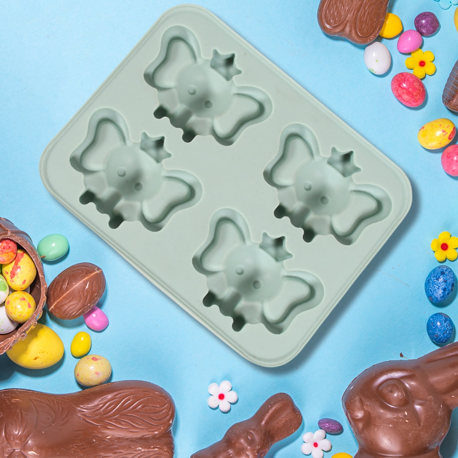 Silicone Cartoon Shape 4 Grid Ice Cube Tray Ice Cube Molds Trays Small Cubes Tray For Fridge, Flexible Silicon Ice Tray (1 pc) Silicone Cartoon Shape 4 Grid Ice Cube Tray Ice Cube Molds Trays Small Cubes Tray For Fridge, Flexible Silicon Ice Tray (1 pc)